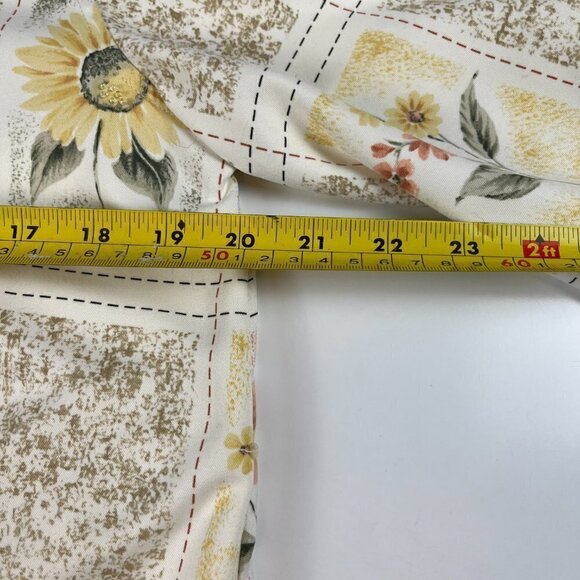Vintage Alfred Dunner petite flower print jacket cream size M no tag - Picture 10 of 12
